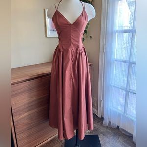 Abercrombie & Fitch Strappy Drop-Waist Maxi Dress